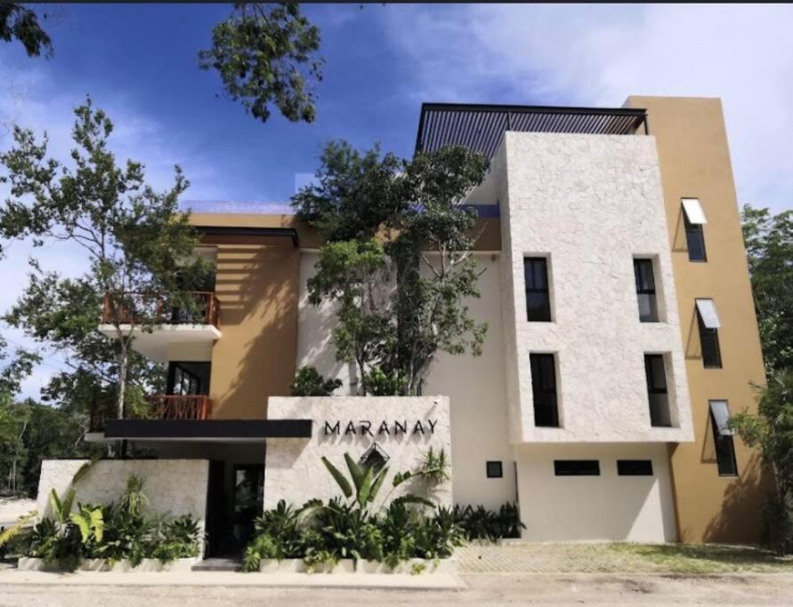 Loft increíble king size Alberca infinita,Gym en medio de la selva Tulum Exterior foto