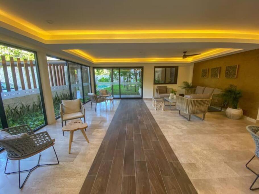 Loft increíble king size Alberca infinita,Gym en medio de la selva Tulum Exterior foto