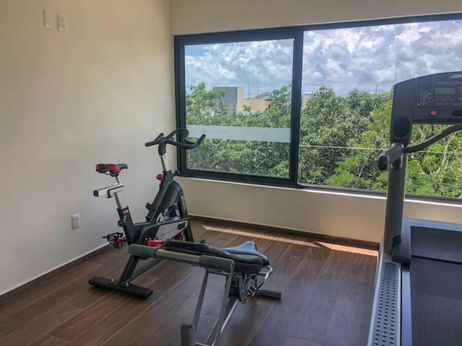 Loft increíble king size Alberca infinita,Gym en medio de la selva Tulum Exterior foto