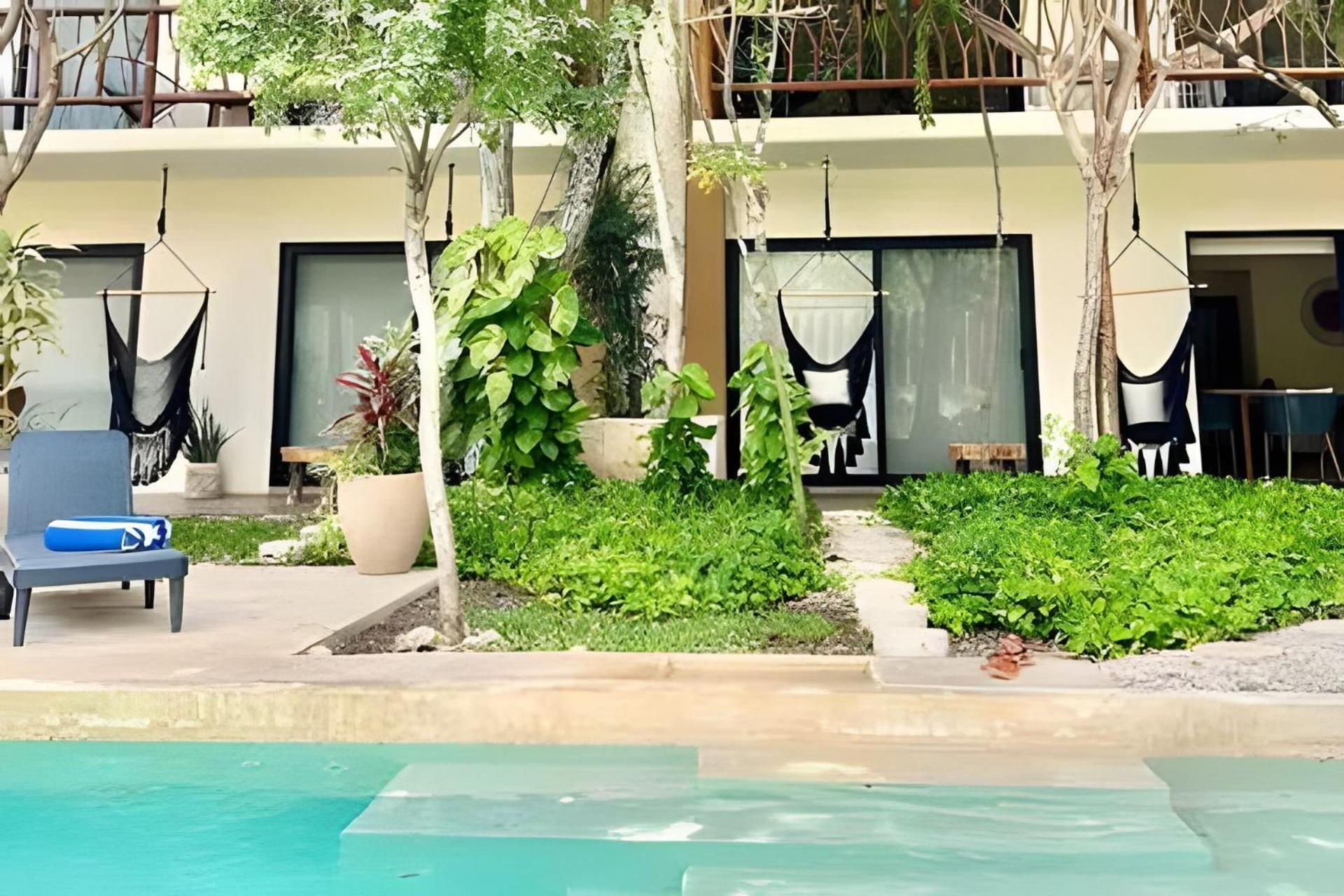 Loft increíble king size Alberca infinita,Gym en medio de la selva Tulum Exterior foto