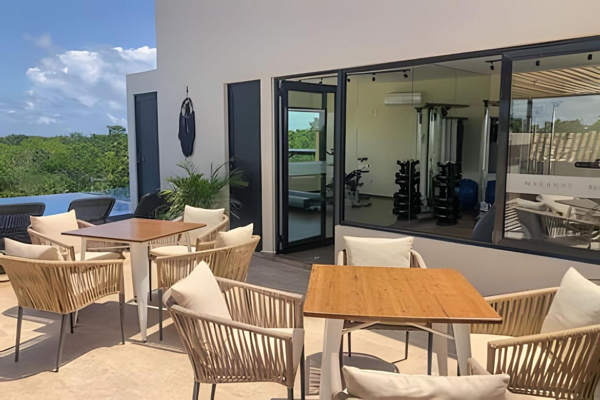 Loft increíble king size Alberca infinita,Gym en medio de la selva Tulum Exterior foto