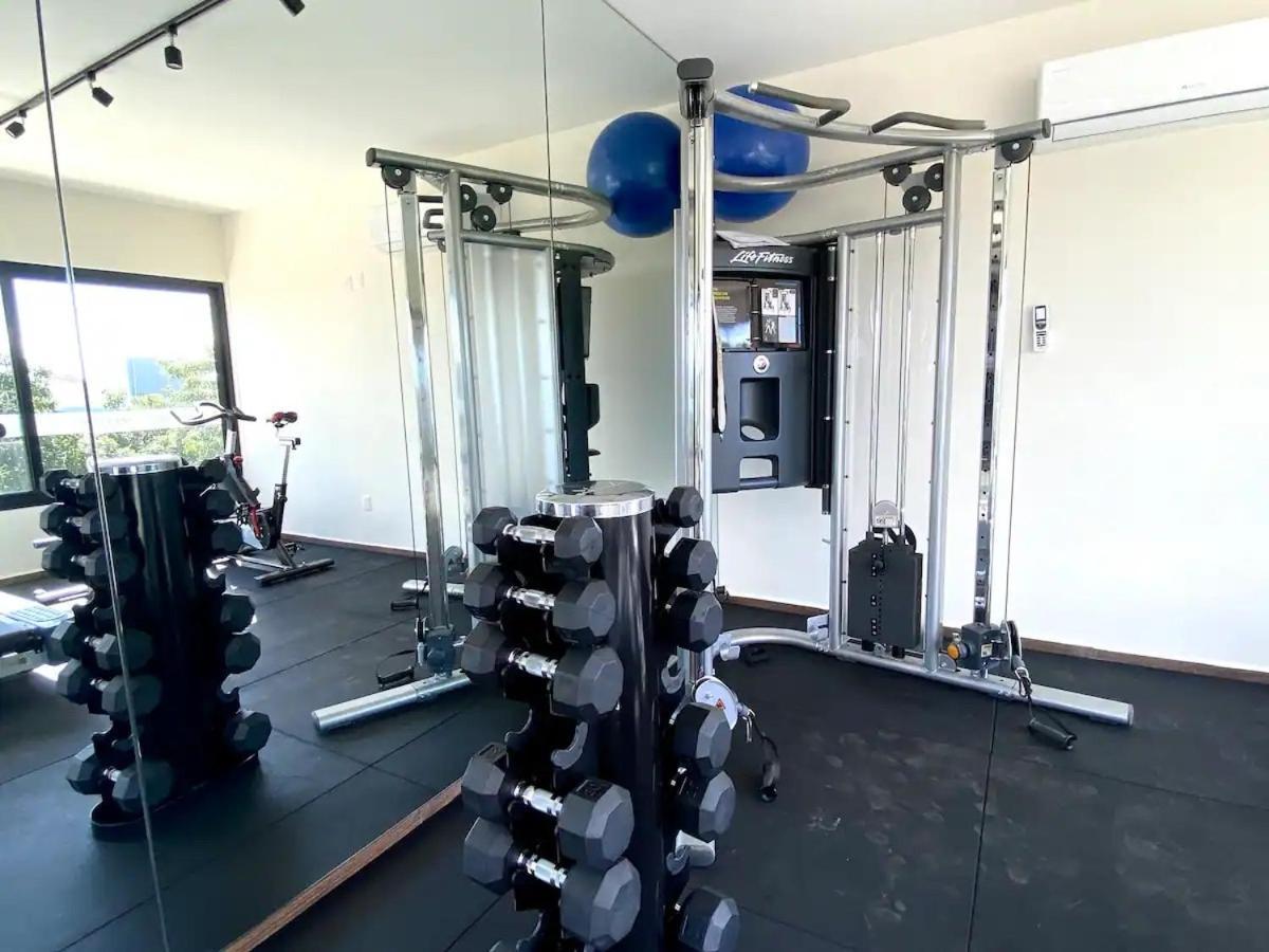 Loft increíble king size Alberca infinita,Gym en medio de la selva Tulum Exterior foto