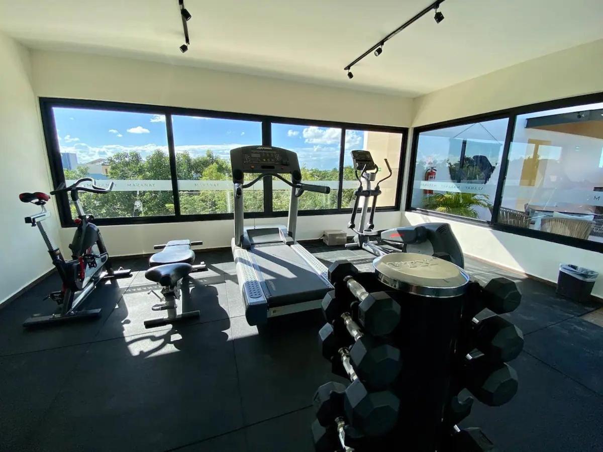 Loft increíble king size Alberca infinita,Gym en medio de la selva Tulum Exterior foto